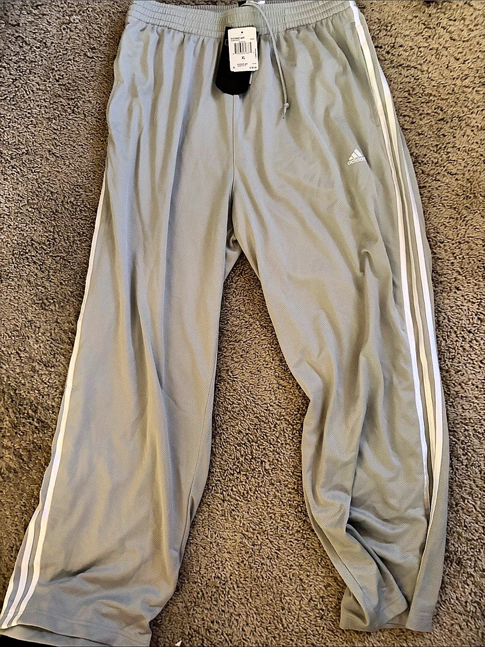 adidas Moveknit Pant Men's Gray Track Pants